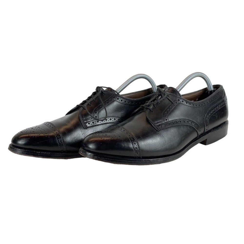 Allen Edmonds Sanford Leather Cap Toe Oxford Dress Shoe Men's Sz 10.5 AA